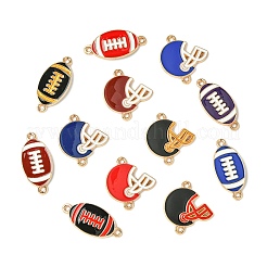 60Pcs 12 Styles Zinc Alloy Enamel Sport Connector Charms&nbsp;FIND-CJ0003-78