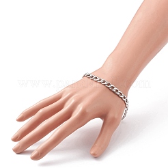 Tarnish Resistant Men's 304 Stainless Steel Cuban Chains Bracelets and Necklaces Jewelry Sets&nbsp;SJEW-JS01159