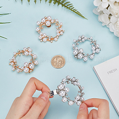 4Pcs 2 Colors Alloy Rhinestone Shoe Decorations&nbsp;FIND-GF0006-59