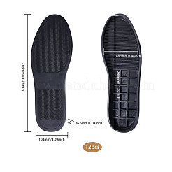 Anti Skid Synthetic Rubber Shoes Bottom Heel Sole&nbsp;FIND-WH0111-575B