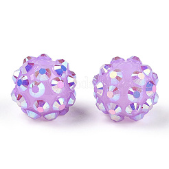 Resin Rhinestone Beads&nbsp;RESI-S256-12mm-SAB21