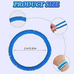 Polymer Clay Heishi Surfer Stretch Bracelets Set&nbsp;BJEW-SW00128