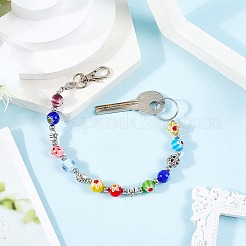 1Pc Glass Keychain&nbsp;HJEW-SC0002-29