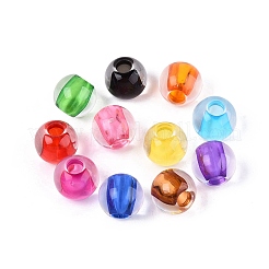 Transparent Acrylic European Beads&nbsp;OACR-Q200-07