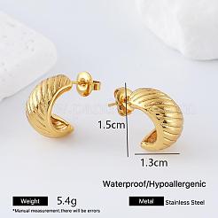 304 Stainless Steel Stud Earrings for Women&nbsp;JS6916