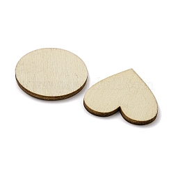 100Pcs Unfinished Wood Pendants&nbsp;WOOD-XCP0001-90