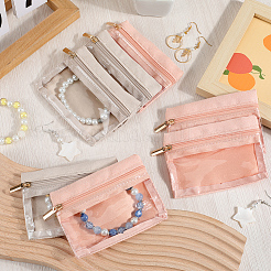4 Sets 2 Colors Polyester Makeup Storage Zipper Bags&nbsp;AJEW-CN0003-05
