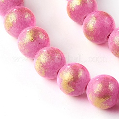 Natural Mashan Jade Beads Strands&nbsp;G-F670-A21-8mm
