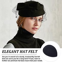 6Pcs 6 Colors EVA Cloth Teardrop Fascinator Hat Base for Millinery&nbsp;AJEW-CA0002-78