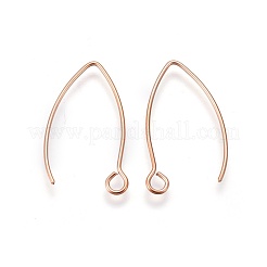 Ion Plating(IP) 304 Stainless Steel Earring Hooks&nbsp;STAS-O119-03RG