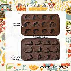 2Pcs DIY Owl Silicone Molds&nbsp;DIY-CJ0002-78