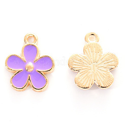 Alloy Enamel Charms&nbsp;X-ENAM-R059-02B-RS