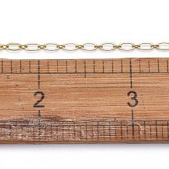 3.28 Feet Brass Figaro Chains&nbsp;X-CHC-G005-15G