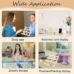 4- Tier Wood Display Stands&nbsp;ODIS-WH0027-028