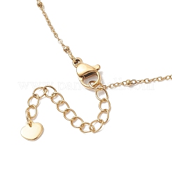 Natural Cultured Freshwater Pearl Potato Pendant 304 Stainless Steel Satellite Chain Necklaces for Women&nbsp;NJEW-JN05770