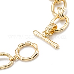 Brass Link Bracelets&nbsp;BJEW-K221-01G