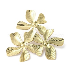 304 Stainless Steel Flower Stud Earrings&nbsp;EJEW-V006-04G