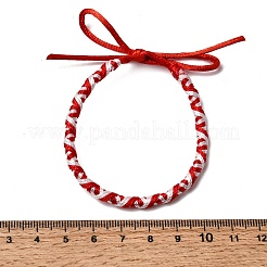 Adjustable Polyester Cord Braided Friendship Bracelets&nbsp;FB-CBA27E8-02D