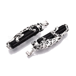 Alloy Glass Big Pendants&nbsp;GL-N004-04AS