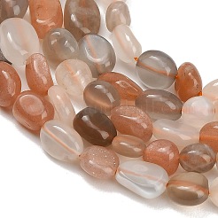 Natural Multi-Moonstone Beads Strands&nbsp;GG-CBAC61B-B03-02