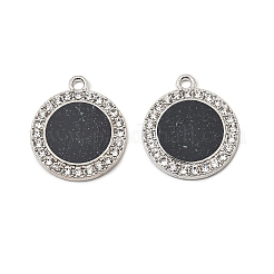 Alloy Rhinestone Pendants&nbsp;FIND-B051-08P
