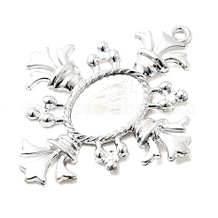 Alloy Cabochon Settings&nbsp;X-PW-WGAB9EB-12