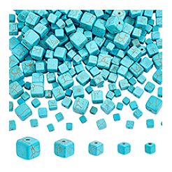 318Pcs Synthetic Turquoise Beads Strands&nbsp;G-PH0002-70