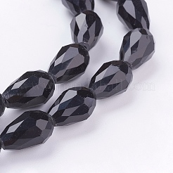 Glass Beads Strands&nbsp;GLAA-E010-10x15mm-17
