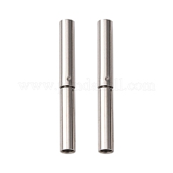 Tarnish Resistant 304 Stainless Steel Bayonet Clasps&nbsp;STAS-L134-04