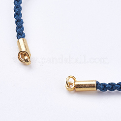 Braided Cotton Cord Bracelet Making&nbsp;MAK-I006-26G