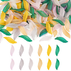 100pcs 5 colors Transparent Acrylic Pendants&nbsp;MACR-TA0001-81