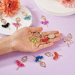 20Pcs 10 Colors Alloy Big Pendants&nbsp;FIND-TA0002-13