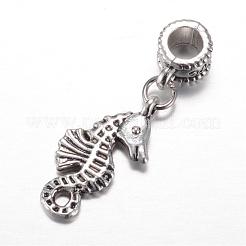 Tibetan Style Alloy European Dangle Charms&nbsp;PALLOY-P113-02C