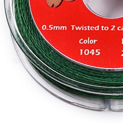 2-Ply Round Waxed Cotton Thread Cords&nbsp;YC-T004-01A-18