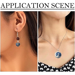 5Pcs 5 Styles Natural Lapis Lazuli Pendants&nbsp;G-YW0003-06A