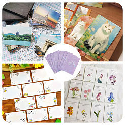 50Pcs PP Heart Pattern Laser Card Film&nbsp;AJEW-TADJ0001-27E