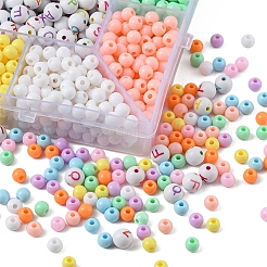DIY Round Letter Beads Bracelet Making Kit&nbsp;DIY-YW0004-96