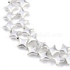 Electroplated Synthetic Non-magnetic Hematite Beads Strands&nbsp;G-C156-04