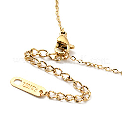 Rhinestone Skeleton Key with Evil Eye Pendant Necklace&nbsp;NJEW-P229-04G