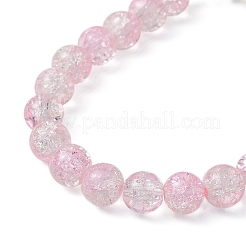 Glass Round Beaded Stretch Bracelet&nbsp;BJEW-JB09811-02