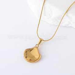 3Pcs European Ocean Shell Shaped Stainless Steel Pendant Necklaces for Women&nbsp;TC1409