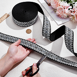 Vintage Jacquard Polypropylene Ribbon&nbsp;SRIB-WH0011-449C