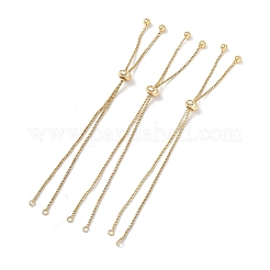 Brass Box Chains Slider Bracelet Makings&nbsp;KK-E068-VD013-2