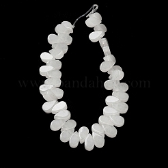 Natural White Jade Beads Strands&nbsp;G-B064-B28