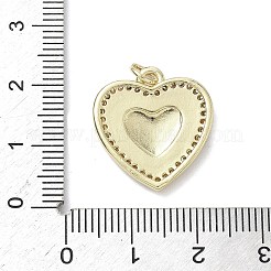 Brass Micro Pave Cubic Zirconia Pendants&nbsp;KK-K368-15G