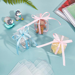 40Pcs Rectangle Transparent Plastic PVC Box Gift Packaging&nbsp;CON-BC0002-21B