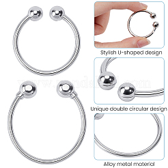 20Pcs 2 Styles Alloy Bikini Clips&nbsp;FIND-GF0009-41