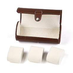 3-Slot Column PU Leather Watch Boxes&nbsp;CON-T001-02B