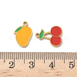 201 Stainless Steel Enamel Charms&nbsp;STAS-C138-03G