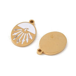 304 Stainless Steel Enamel Charms&nbsp;STAS-U057-10G